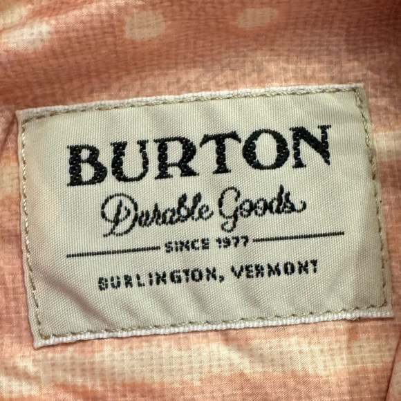 Youth Burton Spellcaster Snowboard Rain Windbreaker Jacket Size M - Picture 16 of 16